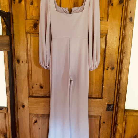 Vintage Formal Dusty Pink Jumpsuit - Picture 2 of 15